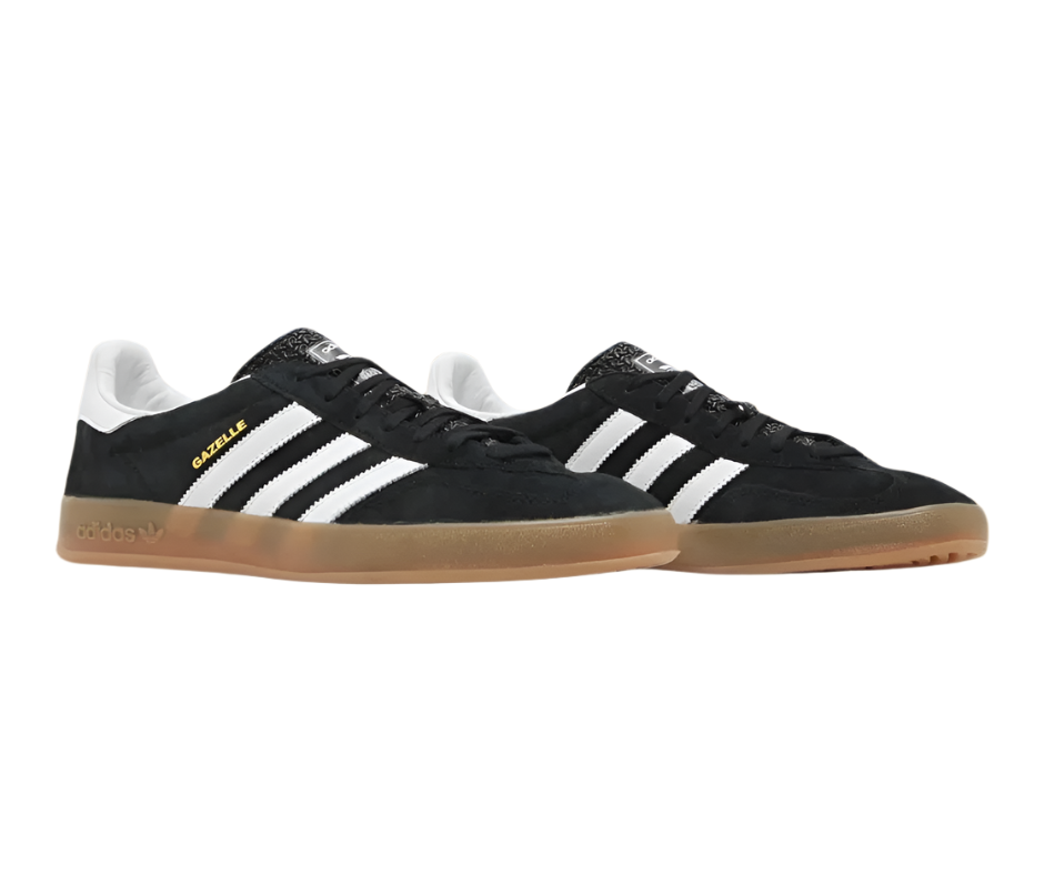 Adidas Gazelle Black White Gum